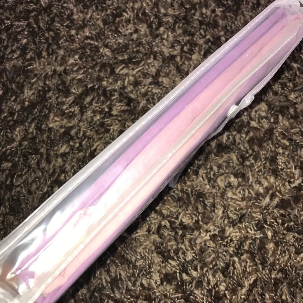 Wild Sage 54-Inch x 80-Inch Maylin Ombré Shower Curtain in Pink/Purple NWT